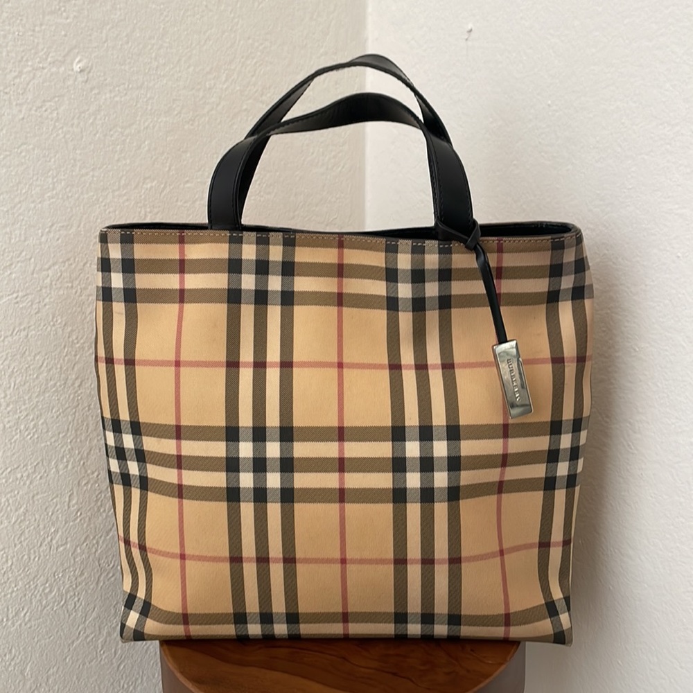 Authentic Vintage Burberry Tote